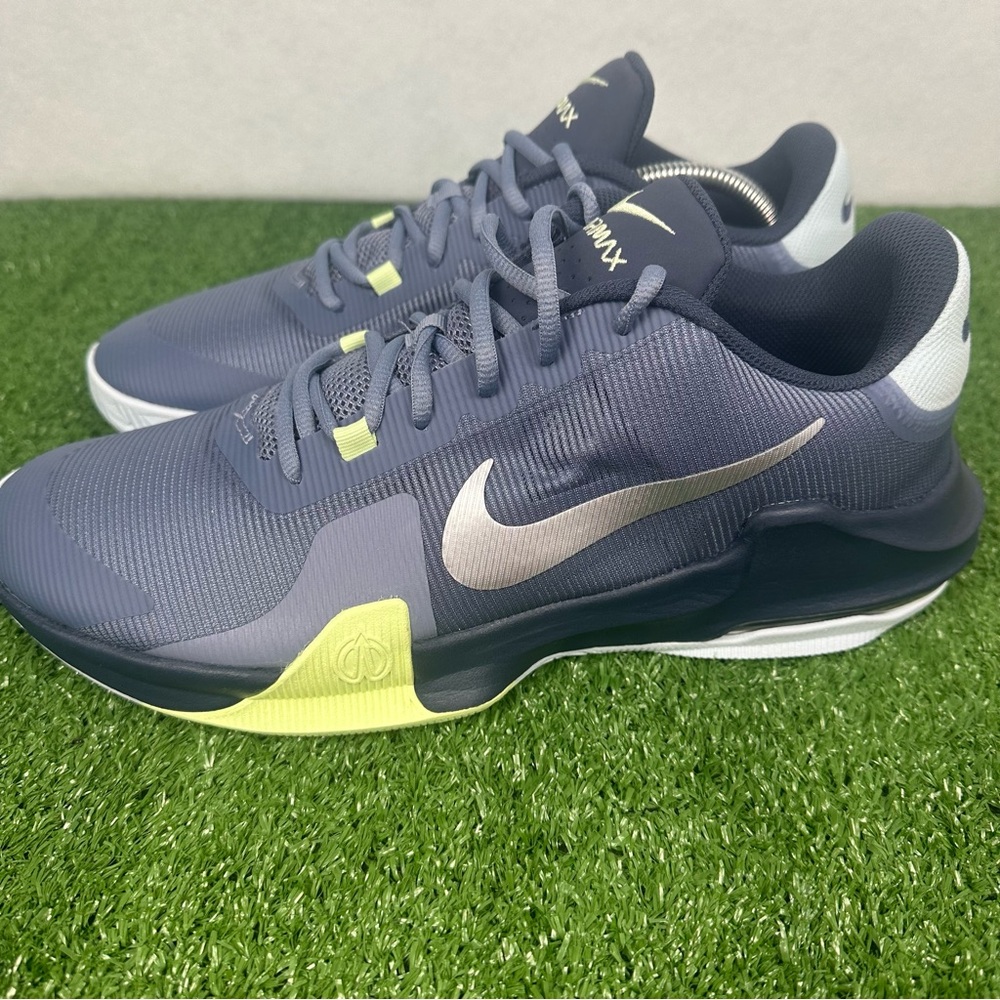 Nike Air Max Impact 4 Ashen Slate Volt Men Basketball Shoes DM1124-402